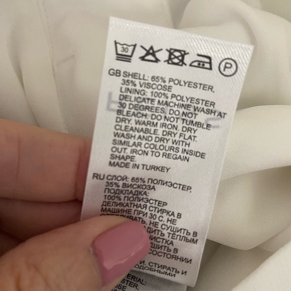 NWT Reiss Elsa Long Sleeve Wide Leg Jumpsuit White size 10 Bridal Wedding - Picture 10 of 12